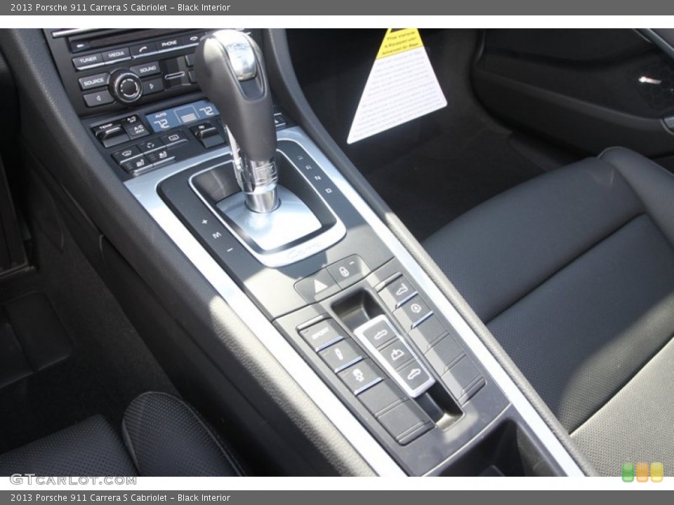 Black Interior Transmission for the 2013 Porsche 911 Carrera S Cabriolet #78339216
