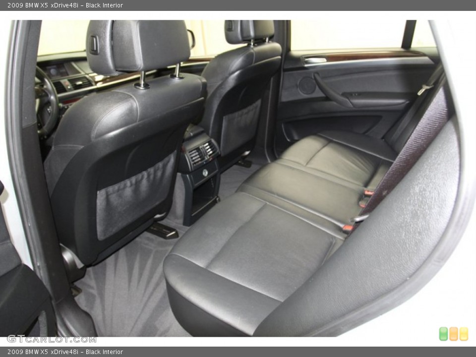 Black Interior Rear Seat for the 2009 BMW X5 xDrive48i #78339309