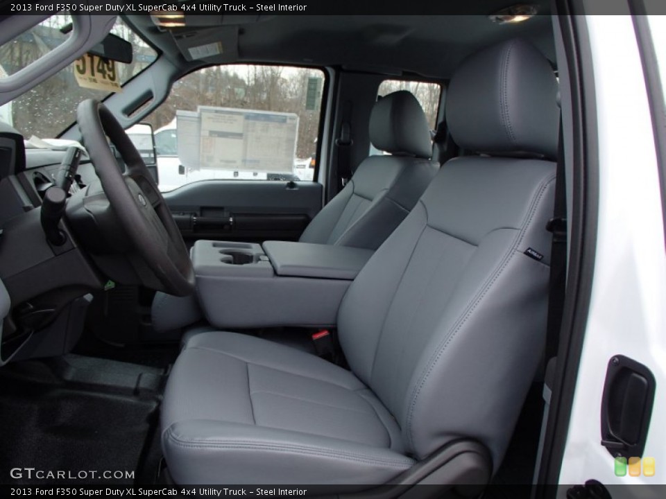 Steel Interior Photo for the 2013 Ford F350 Super Duty XL SuperCab 4x4 Utility Truck #78339399
