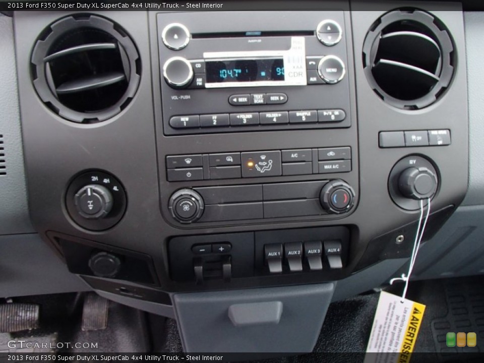 Steel Interior Controls for the 2013 Ford F350 Super Duty XL SuperCab 4x4 Utility Truck #78339432