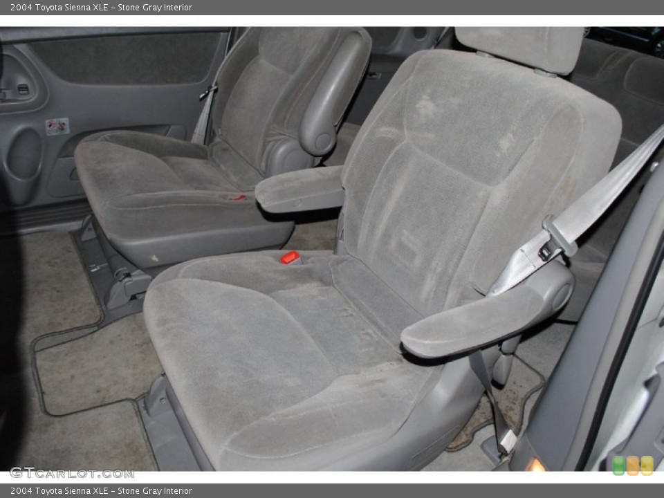 Stone Gray Interior Rear Seat for the 2004 Toyota Sienna XLE #78339822