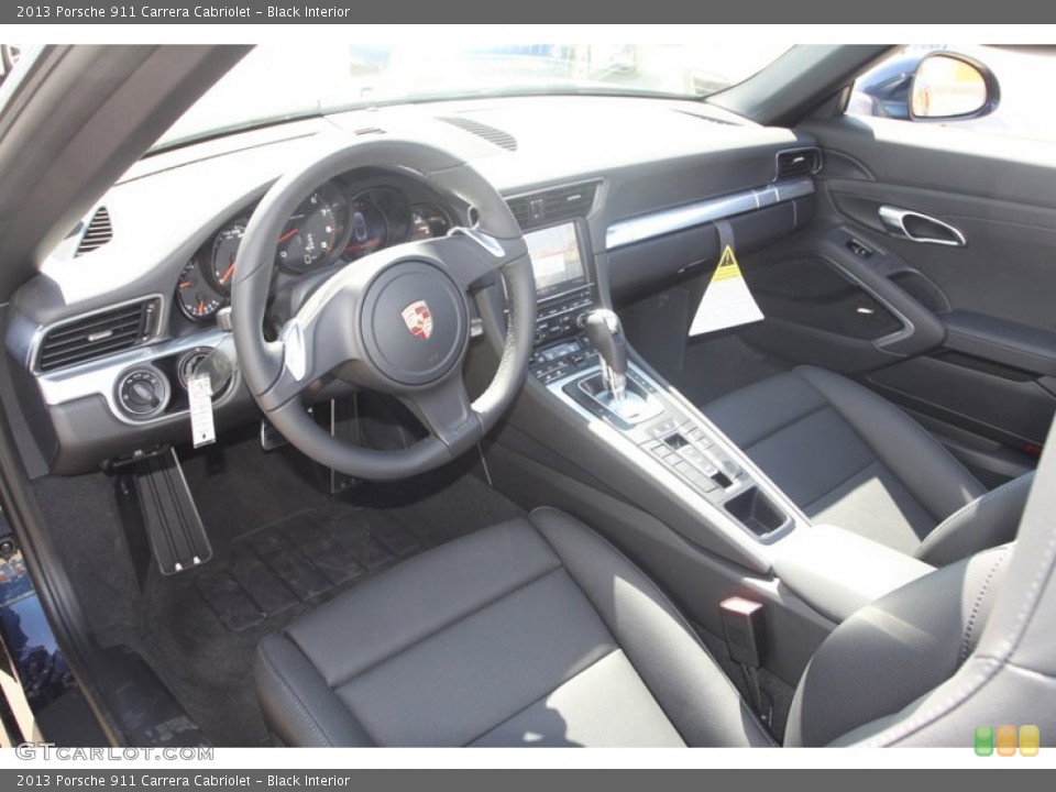 Black Interior Photo for the 2013 Porsche 911 Carrera Cabriolet #78339930