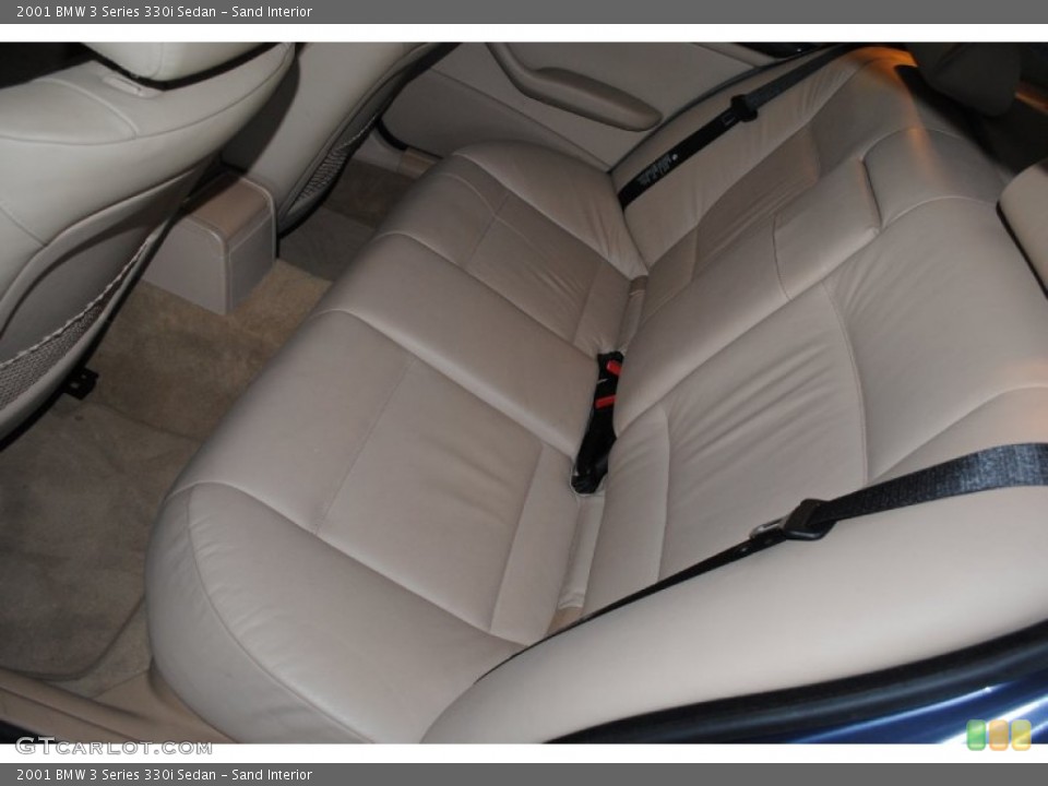 Sand Interior Rear Seat for the 2001 BMW 3 Series 330i Sedan #78340635