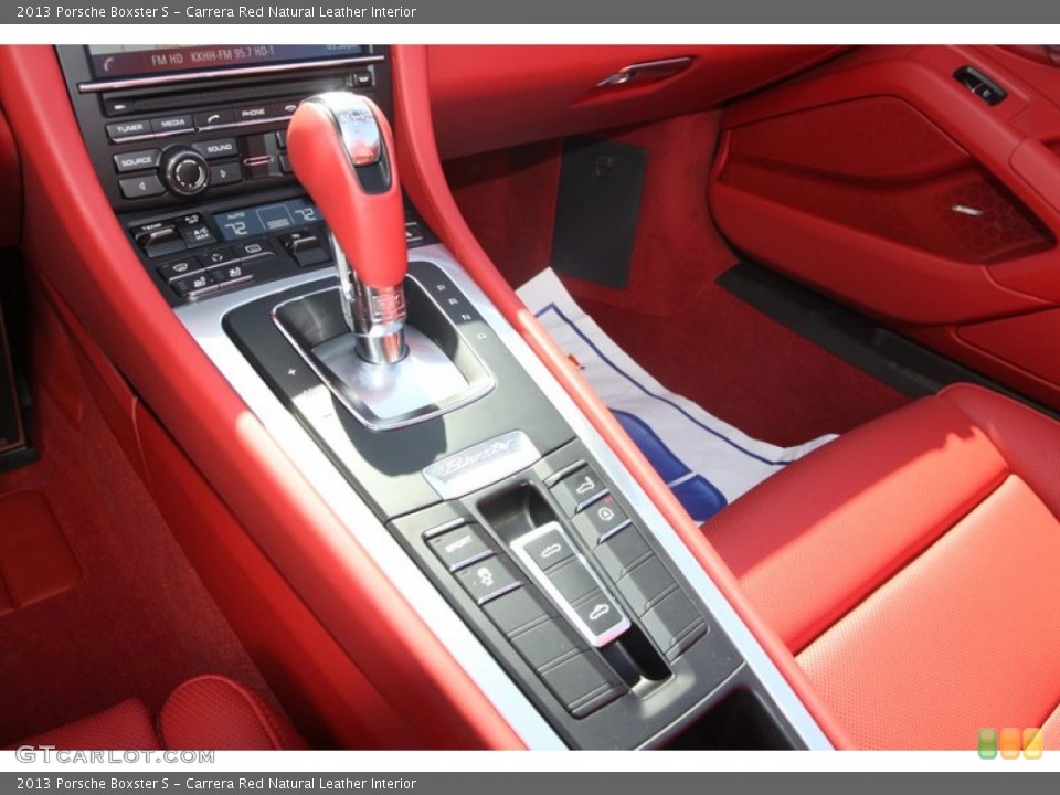 Carrera Red Natural Leather Interior Transmission for the 2013 Porsche Boxster S #78340665
