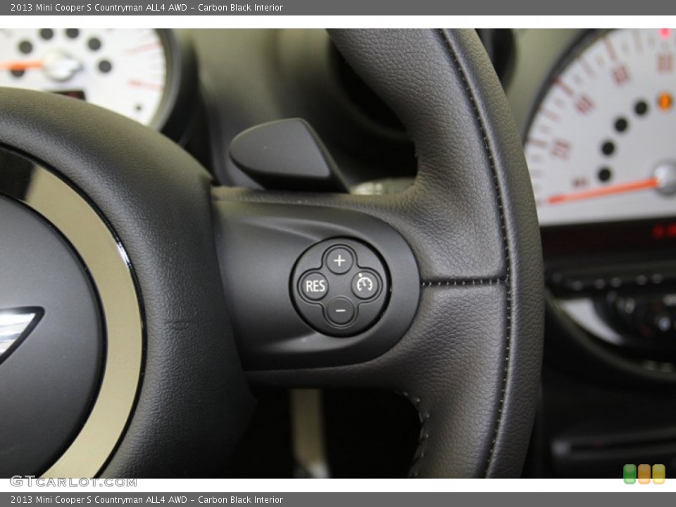 Carbon Black Interior Controls for the 2013 Mini Cooper S Countryman ALL4 AWD #78340686