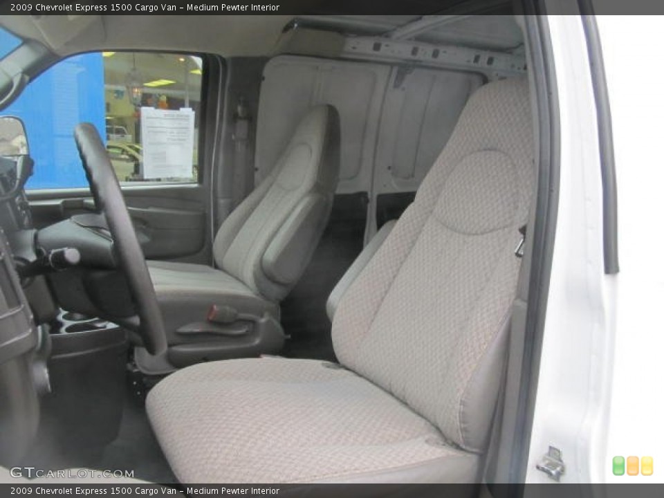 Medium Pewter Interior Photo for the 2009 Chevrolet Express 1500 Cargo Van #78341195