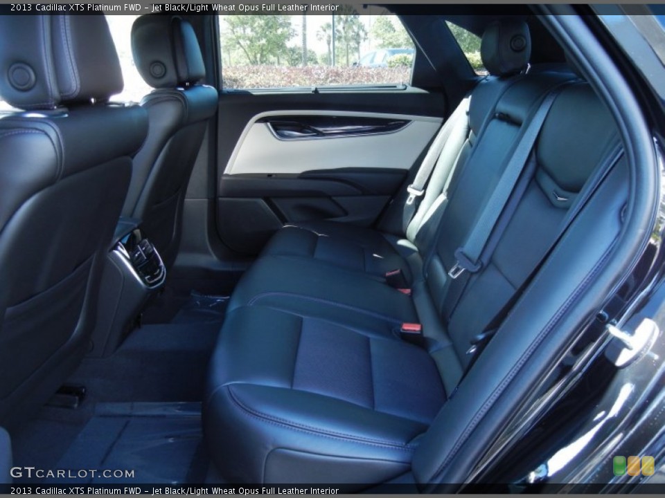 Jet Black/Light Wheat Opus Full Leather Interior Rear Seat for the 2013 Cadillac XTS Platinum FWD #78341935