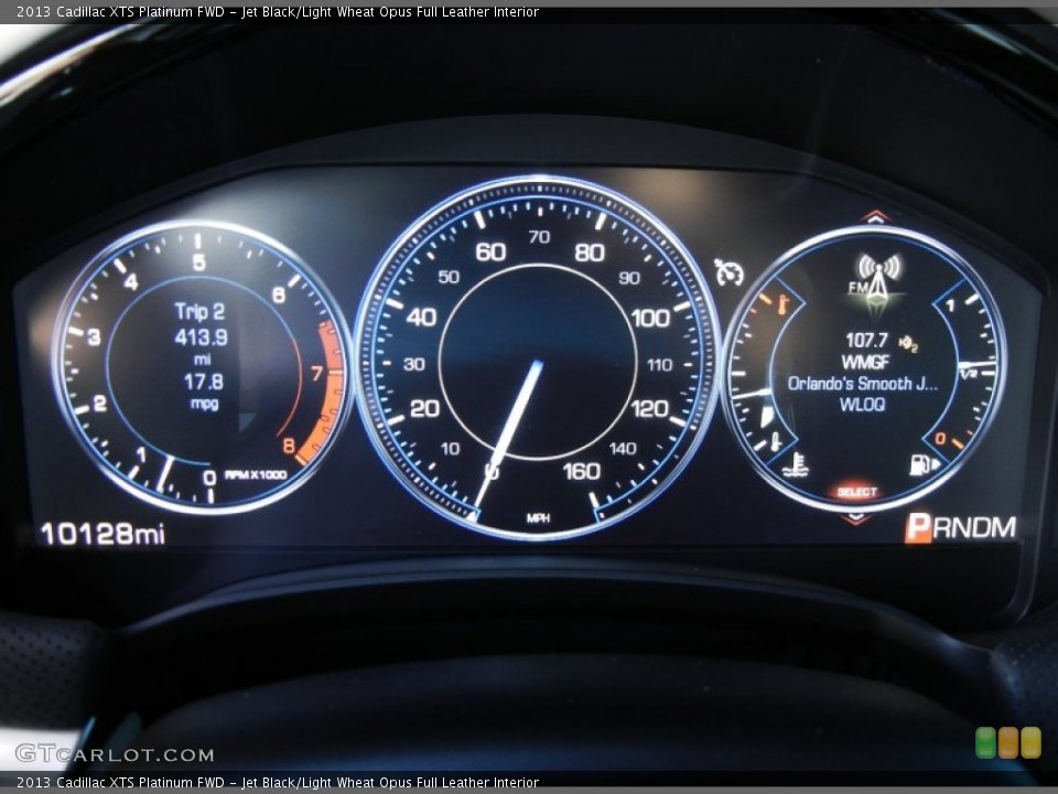 Jet Black/Light Wheat Opus Full Leather Interior Gauges for the 2013 Cadillac XTS Platinum FWD #78342122