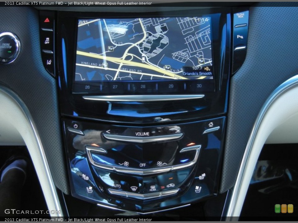 Jet Black/Light Wheat Opus Full Leather Interior Navigation for the 2013 Cadillac XTS Platinum FWD #78342151