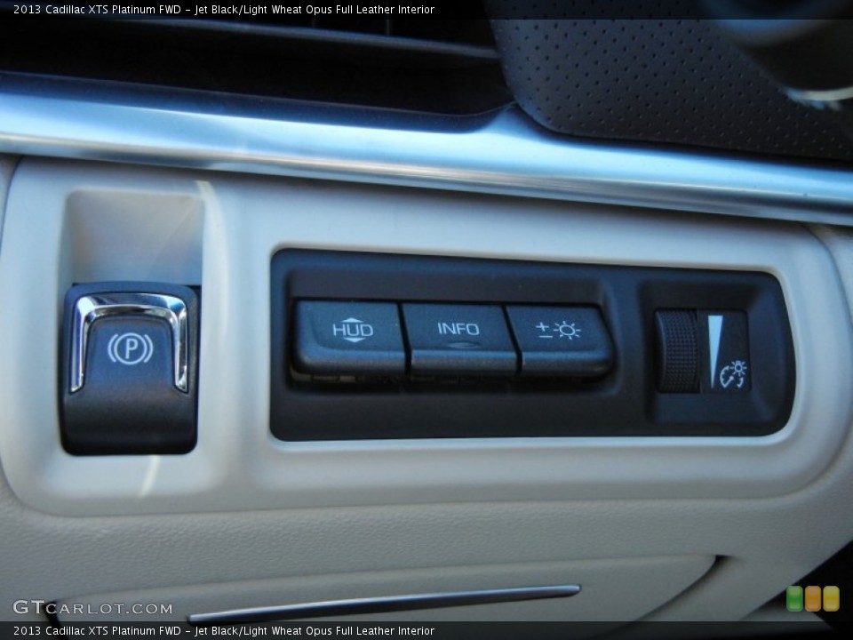 Jet Black/Light Wheat Opus Full Leather Interior Controls for the 2013 Cadillac XTS Platinum FWD #78342189
