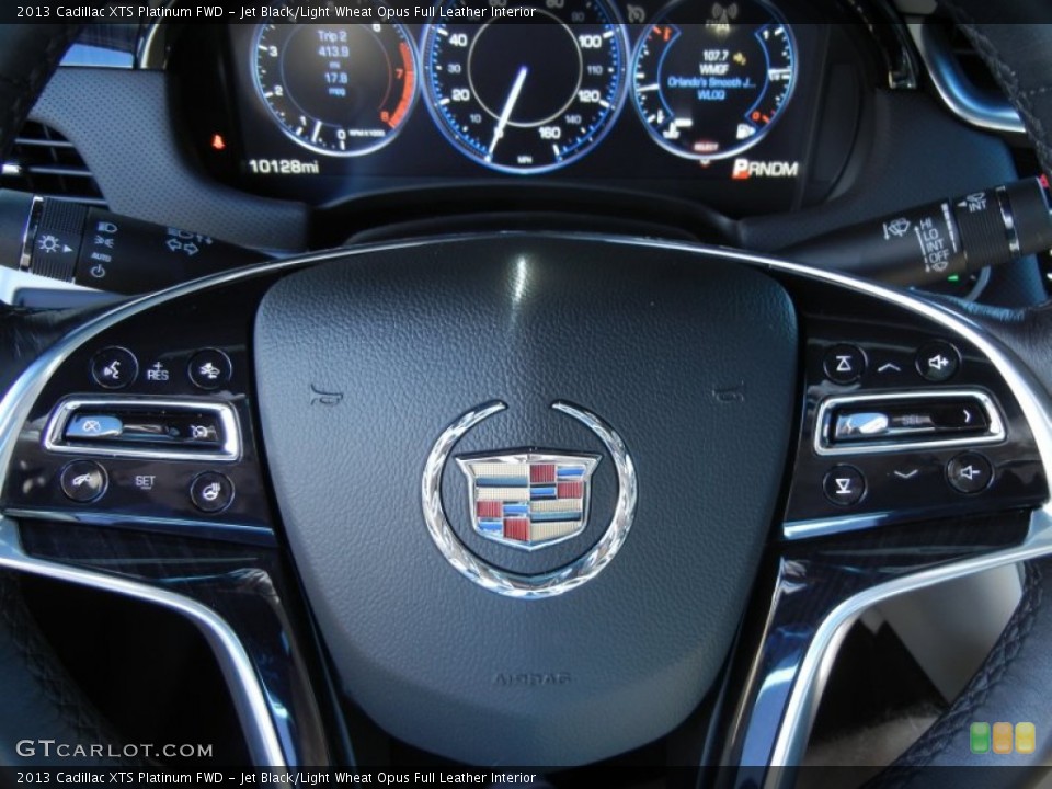 Jet Black/Light Wheat Opus Full Leather Interior Controls for the 2013 Cadillac XTS Platinum FWD #78342225