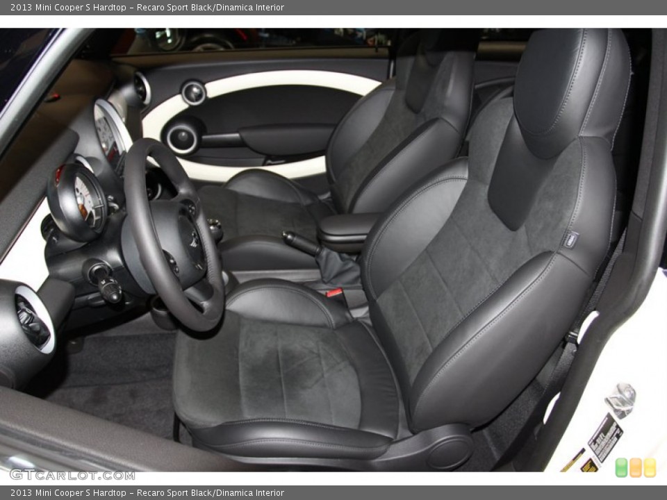 Recaro Sport Black/Dinamica Interior Photo for the 2013 Mini Cooper S Hardtop #78343209