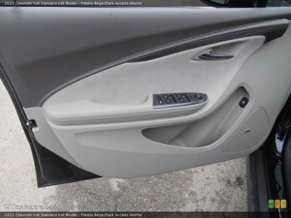 Pebble Beige/Dark Accents Interior Door Panel for the 2013 Chevrolet Volt  #78343260