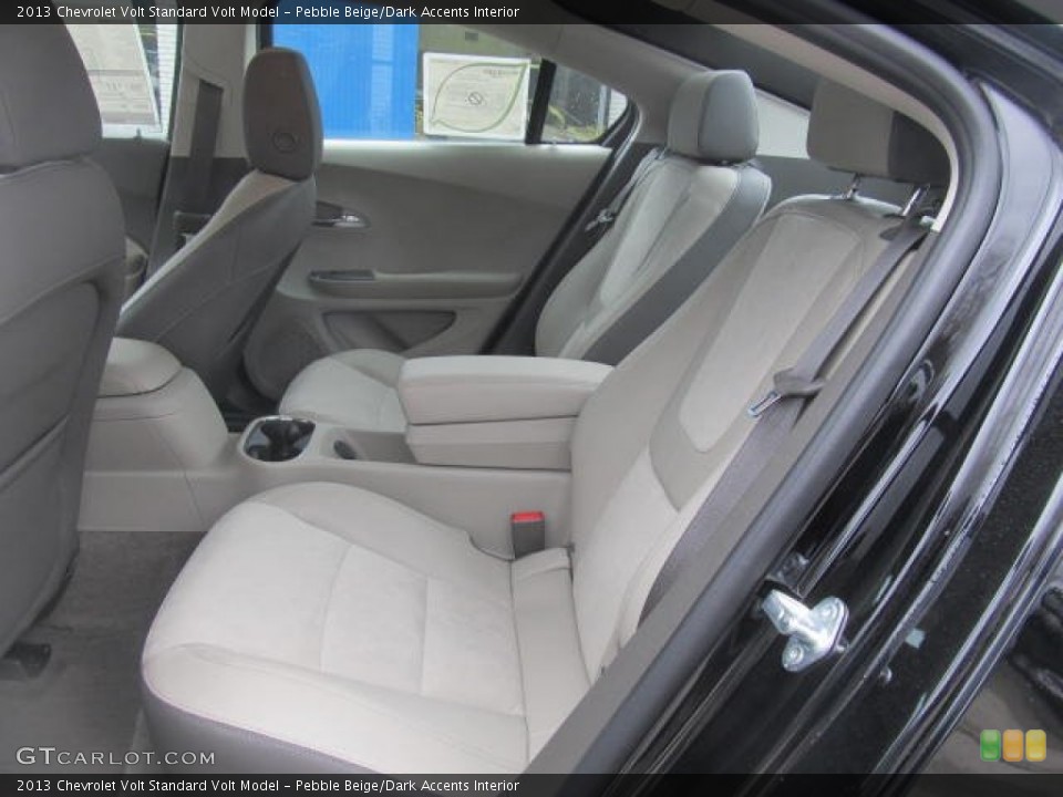 Pebble Beige/Dark Accents Interior Rear Seat for the 2013 Chevrolet Volt  #78343278
