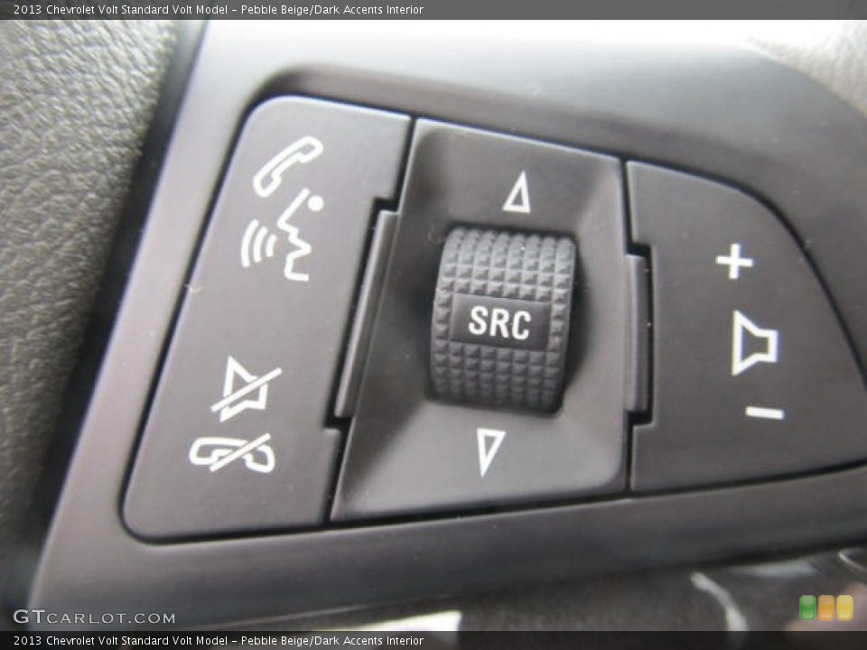 Pebble Beige/Dark Accents Interior Controls for the 2013 Chevrolet Volt  #78343347