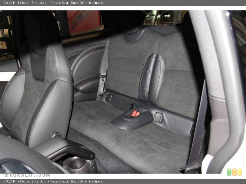 Recaro Sport Black/Dinamica Interior Rear Seat for the 2013 Mini Cooper S Hardtop #78343416