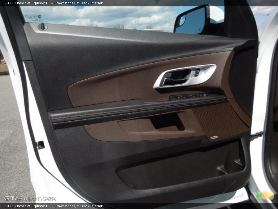 Brownstone/Jet Black Interior Door Panel for the 2013 Chevrolet Equinox LT #78343548