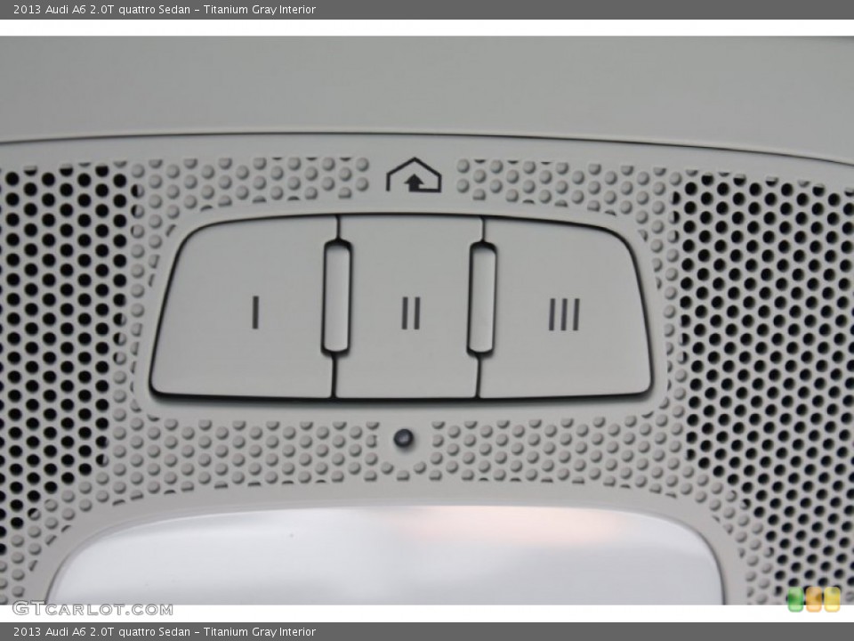 Titanium Gray Interior Controls for the 2013 Audi A6 2.0T quattro Sedan #78343858