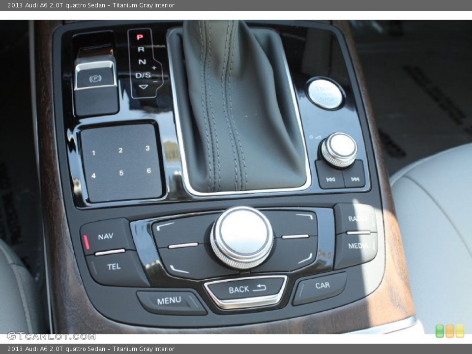 Titanium Gray Interior Controls for the 2013 Audi A6 2.0T quattro Sedan #78343992