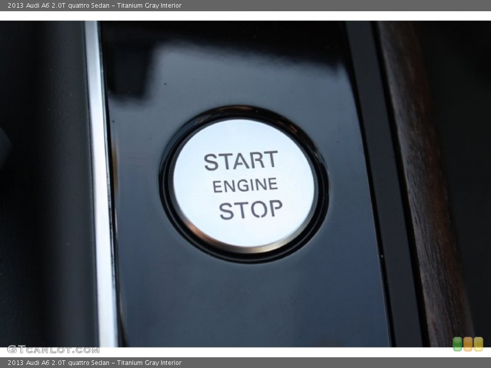 Titanium Gray Interior Controls for the 2013 Audi A6 2.0T quattro Sedan #78344007