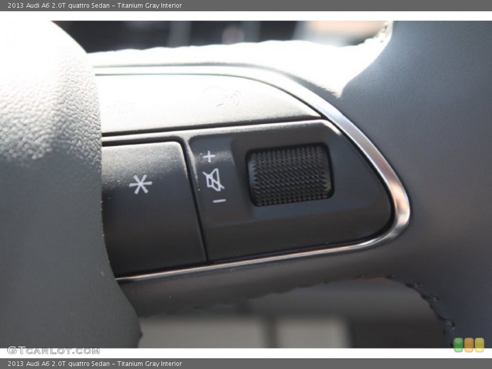 Titanium Gray Interior Controls for the 2013 Audi A6 2.0T quattro Sedan #78344056