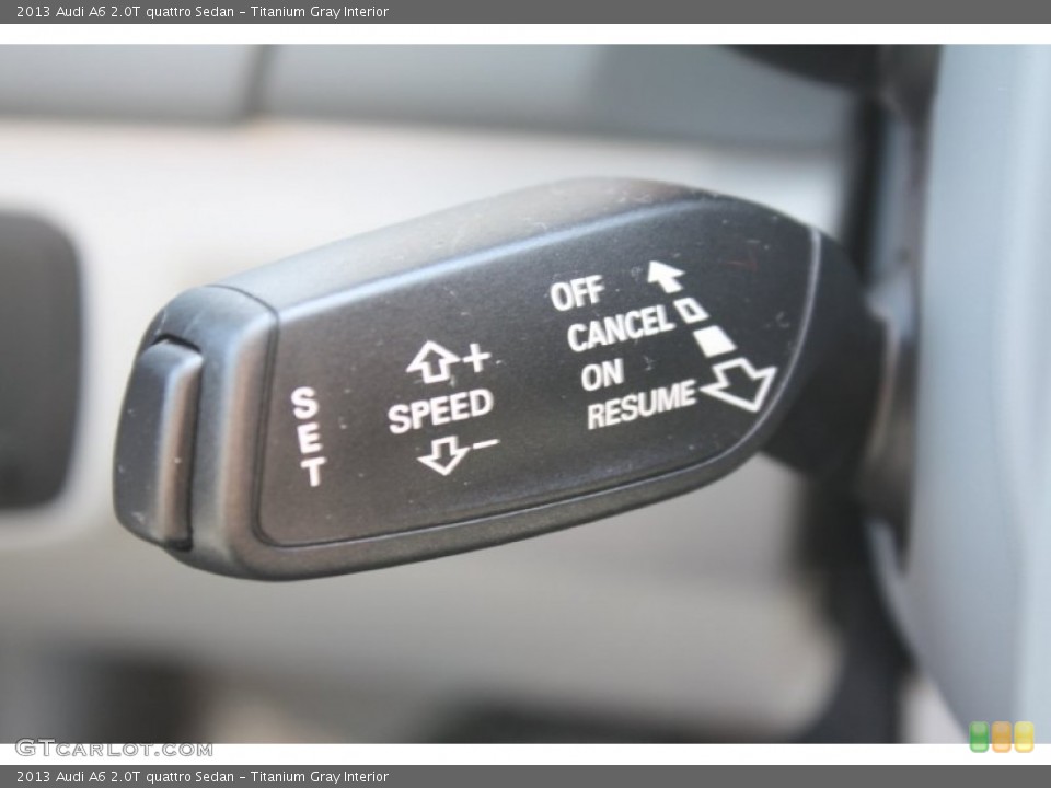 Titanium Gray Interior Controls for the 2013 Audi A6 2.0T quattro Sedan #78344076