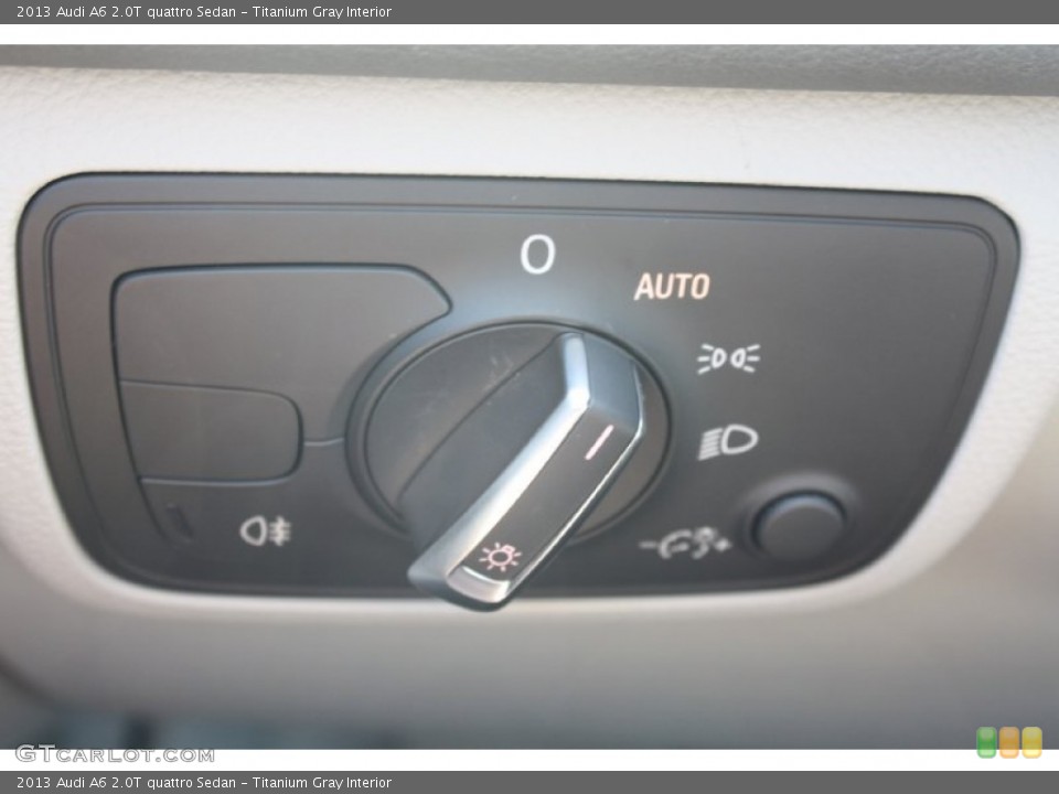 Titanium Gray Interior Controls for the 2013 Audi A6 2.0T quattro Sedan #78344097