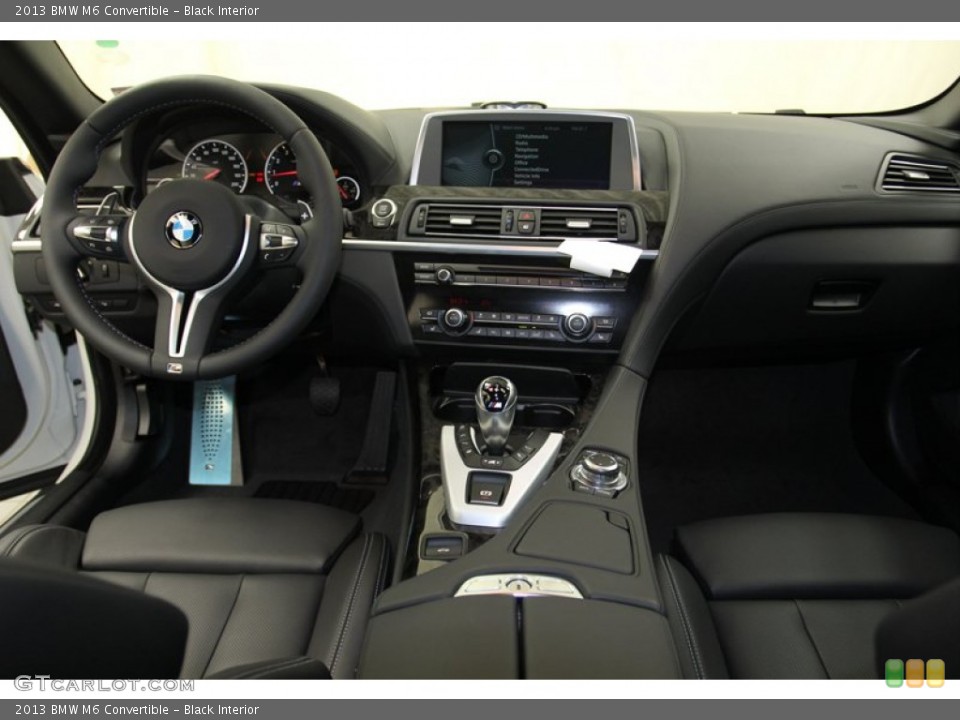 Black Interior Dashboard for the 2013 BMW M6 Convertible #78344442