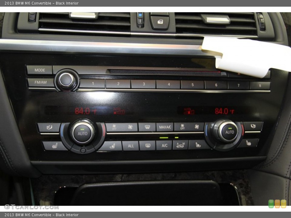 Black Interior Controls for the 2013 BMW M6 Convertible #78344899