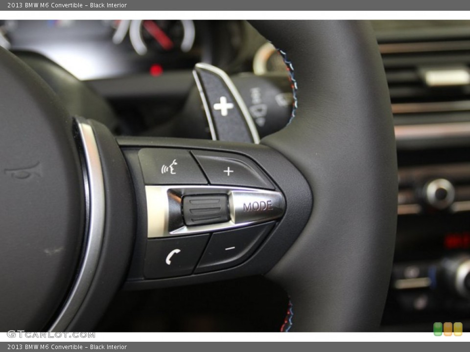 Black Interior Controls for the 2013 BMW M6 Convertible #78345168