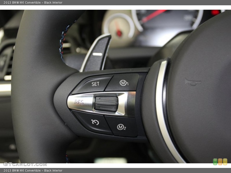 Black Interior Controls for the 2013 BMW M6 Convertible #78345183
