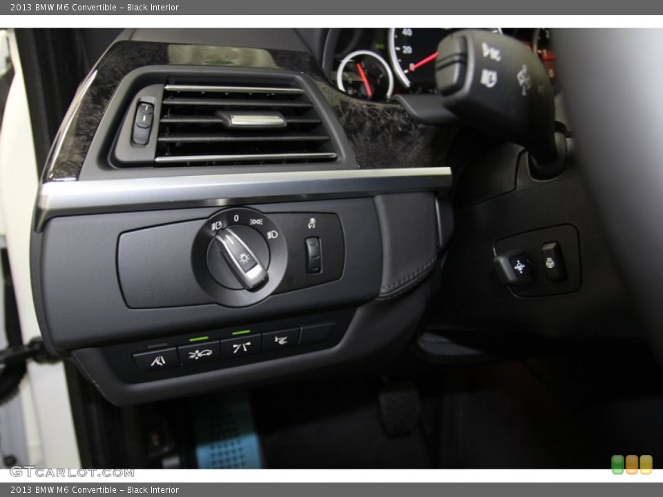 Black Interior Controls for the 2013 BMW M6 Convertible #78345201