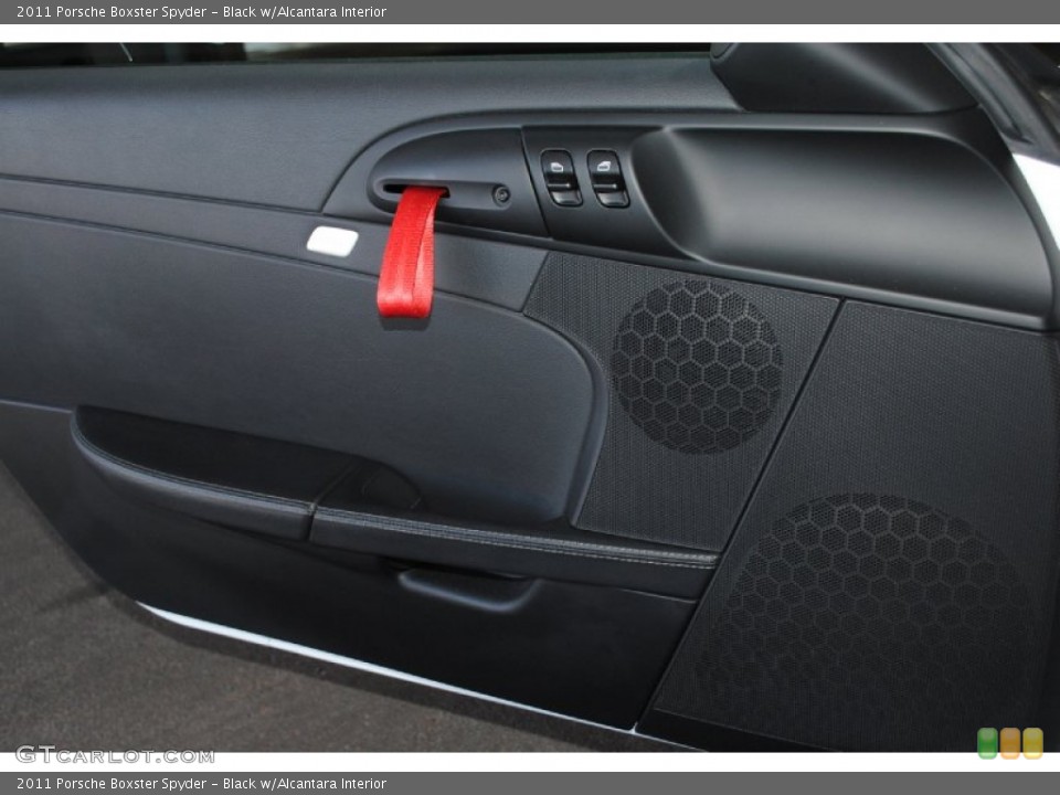 Black w/Alcantara Interior Door Panel for the 2011 Porsche Boxster Spyder #78346056