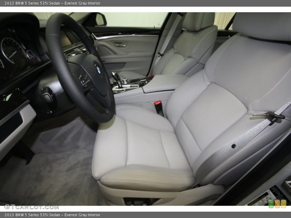Everest Gray Interior Photo for the 2013 BMW 5 Series 535i Sedan #78346078