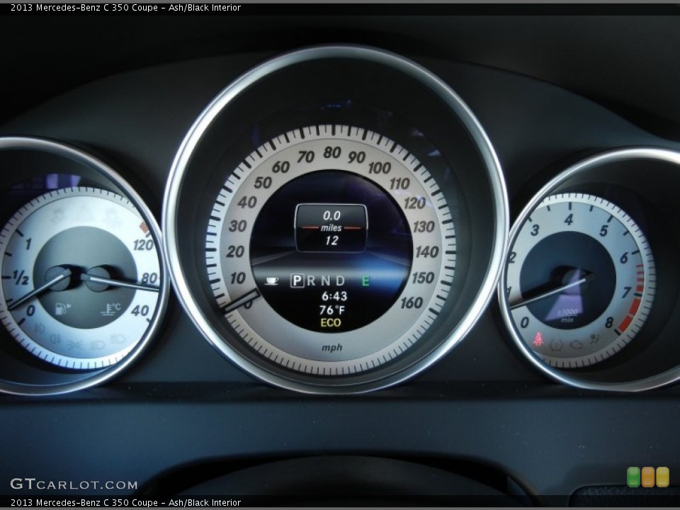Ash/Black Interior Gauges for the 2013 Mercedes-Benz C 350 Coupe #78346524