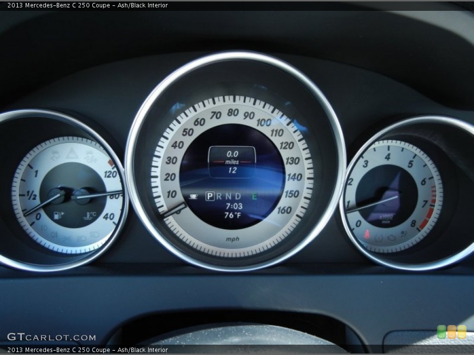Ash/Black Interior Gauges for the 2013 Mercedes-Benz C 250 Coupe #78346850