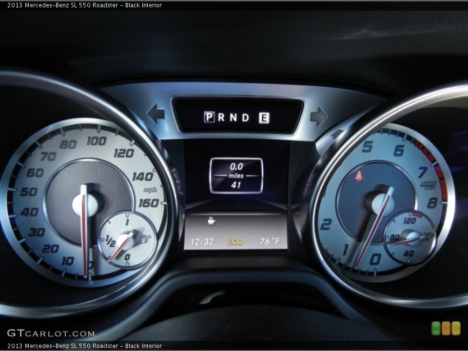 Black Interior Gauges for the 2013 Mercedes-Benz SL 550 Roadster #78347217