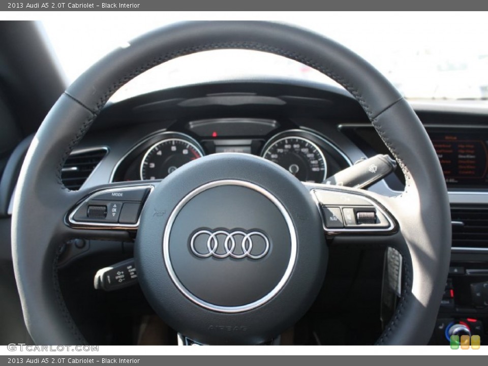 Black Interior Steering Wheel for the 2013 Audi A5 2.0T Cabriolet #78348222