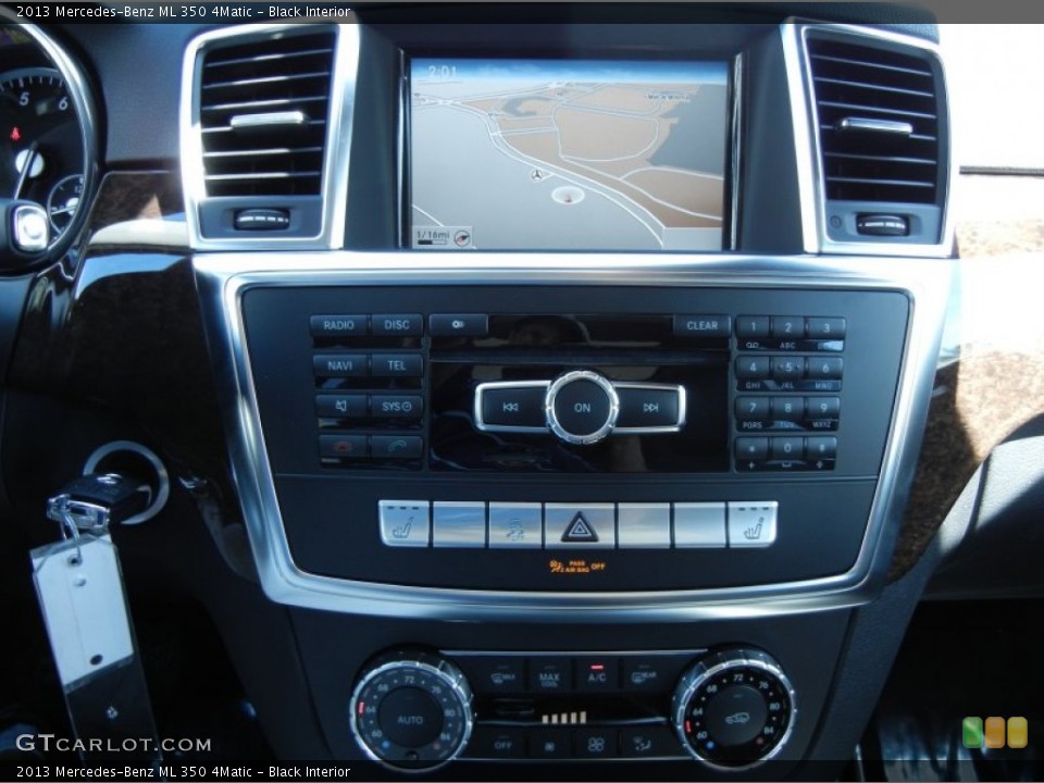 Black Interior Controls for the 2013 Mercedes-Benz ML 350 4Matic #78348633