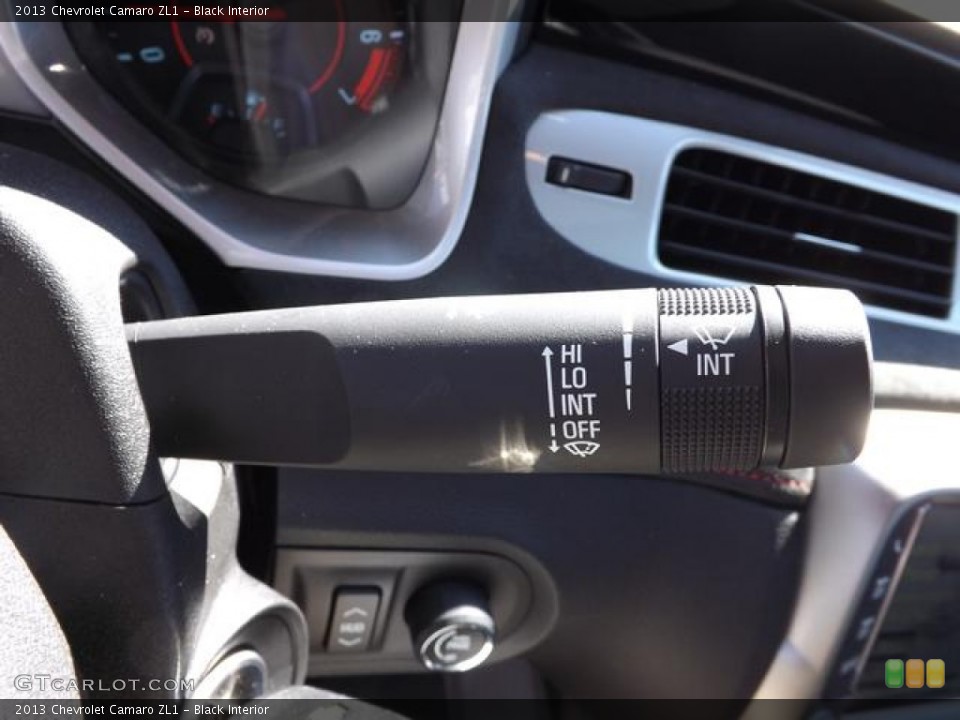 Black Interior Controls for the 2013 Chevrolet Camaro ZL1 #78349110