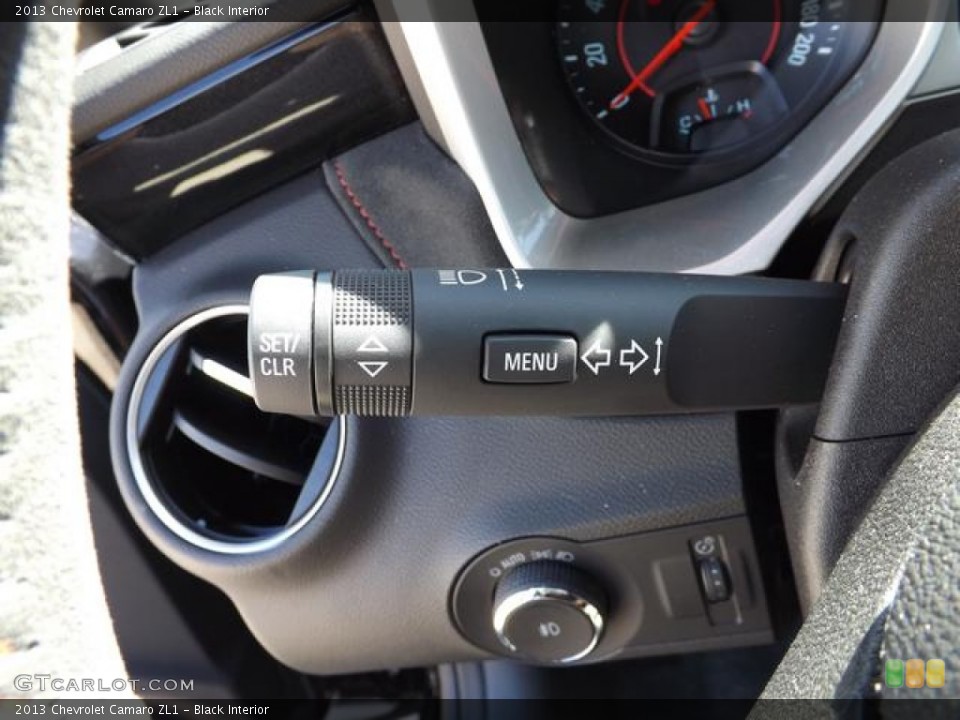 Black Interior Controls for the 2013 Chevrolet Camaro ZL1 #78349128