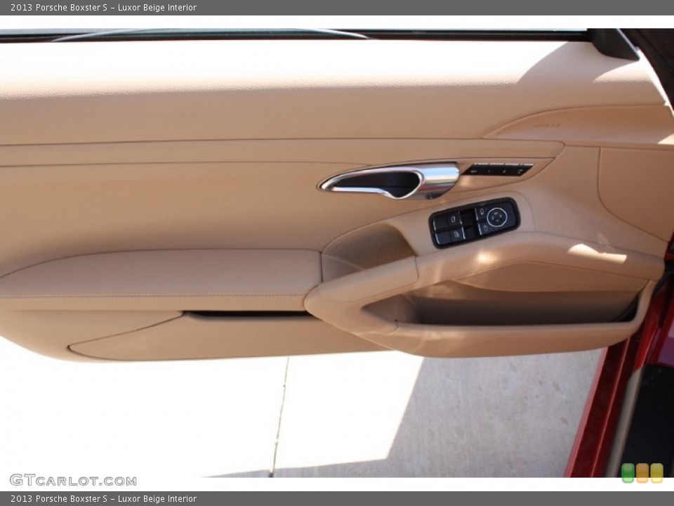 Luxor Beige Interior Door Panel for the 2013 Porsche Boxster S #78349269