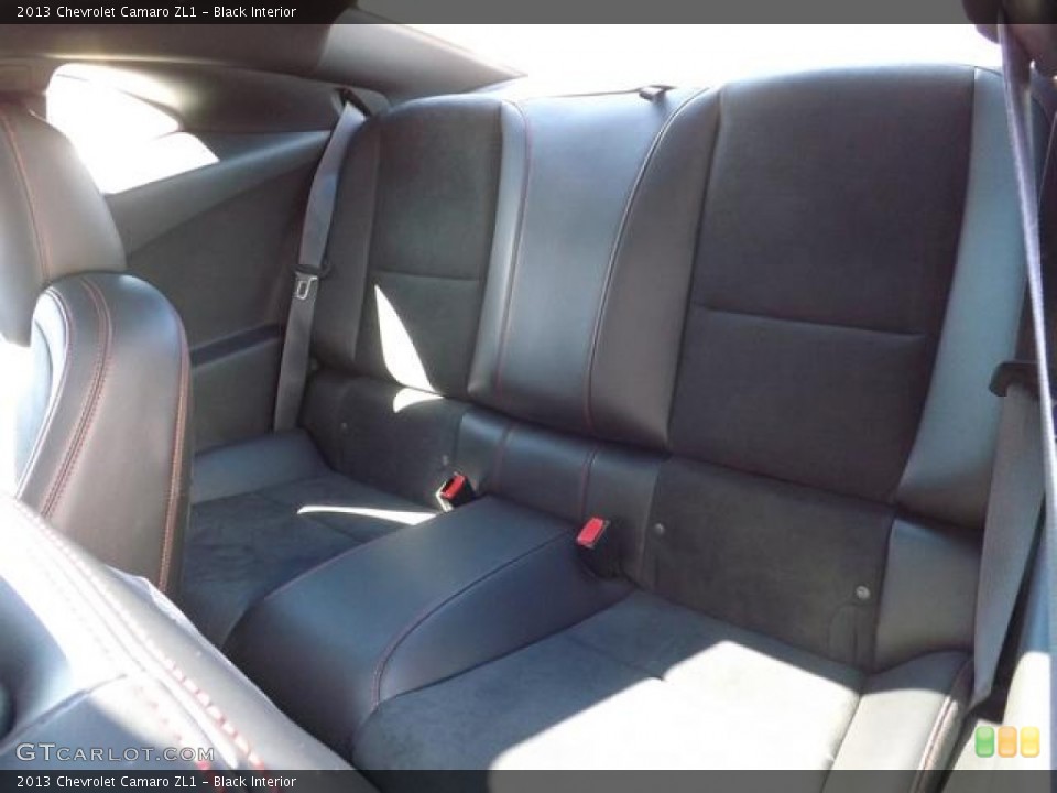 Black Interior Rear Seat for the 2013 Chevrolet Camaro ZL1 #78349316