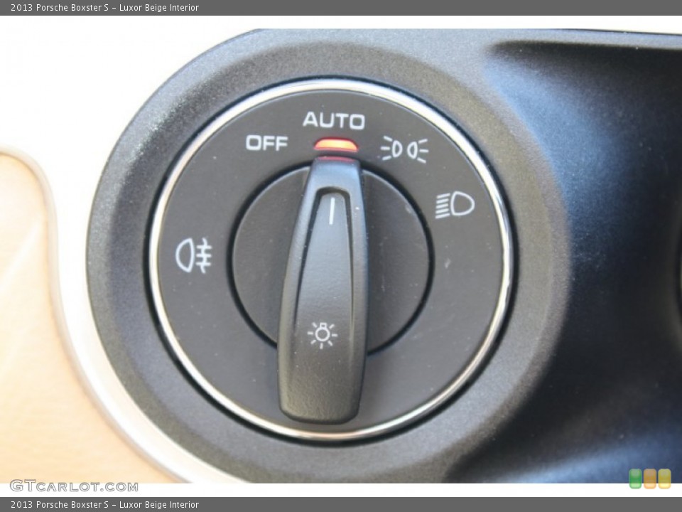 Luxor Beige Interior Controls for the 2013 Porsche Boxster S #78349551
