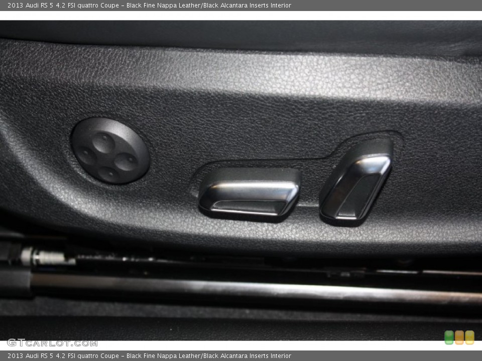 Black Fine Nappa Leather/Black Alcantara Inserts Interior Controls for the 2013 Audi RS 5 4.2 FSI quattro Coupe #78349926