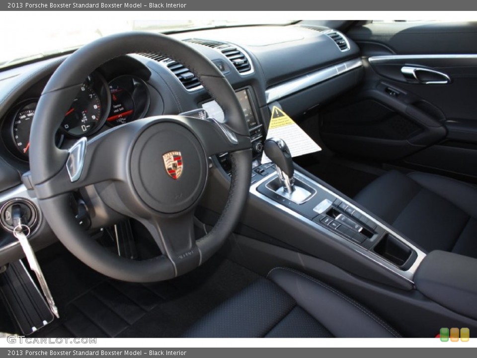 Black Interior Dashboard for the 2013 Porsche Boxster  #78349959