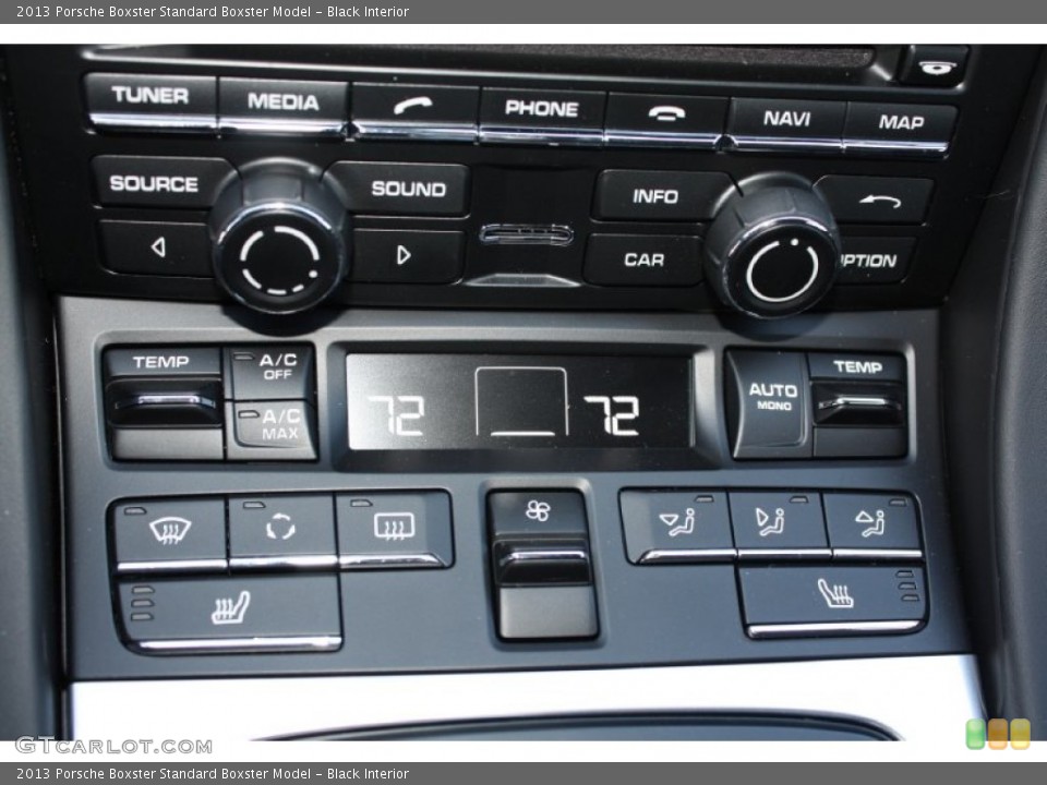 Black Interior Controls for the 2013 Porsche Boxster  #78350130
