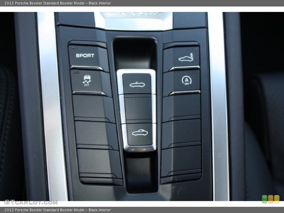 Black Interior Controls for the 2013 Porsche Boxster  #78350170
