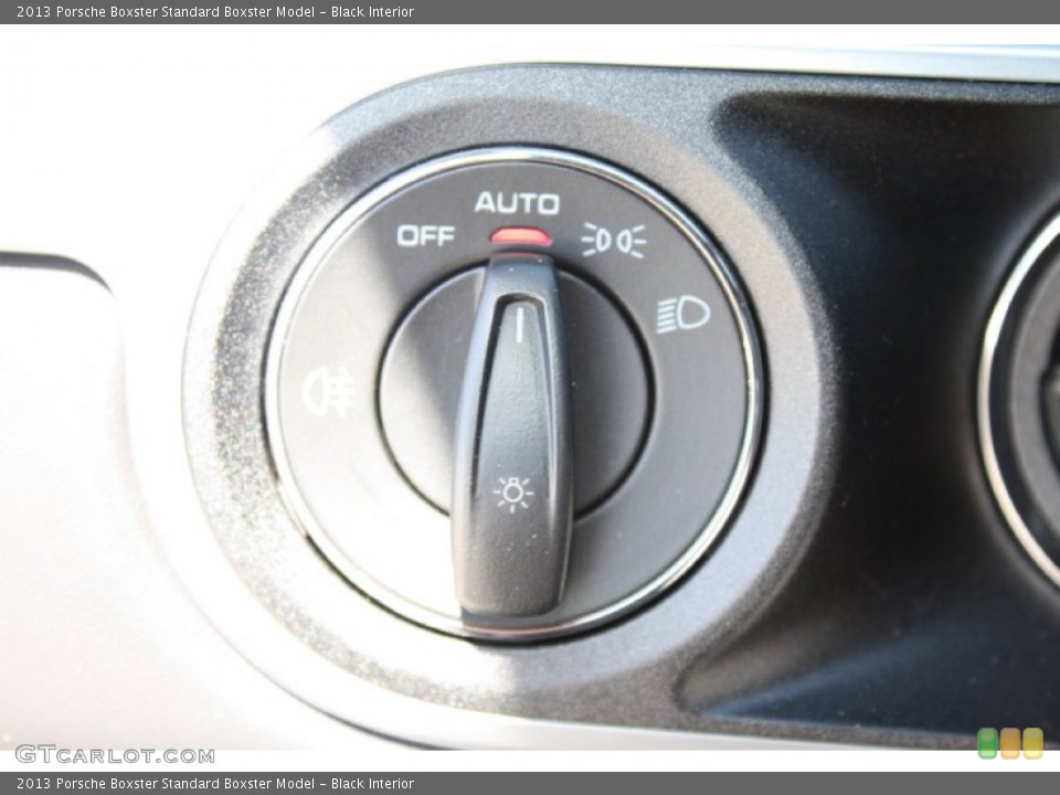 Black Interior Controls for the 2013 Porsche Boxster  #78350250