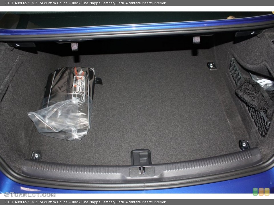 Black Fine Nappa Leather/Black Alcantara Inserts Interior Trunk for the 2013 Audi RS 5 4.2 FSI quattro Coupe #78350321